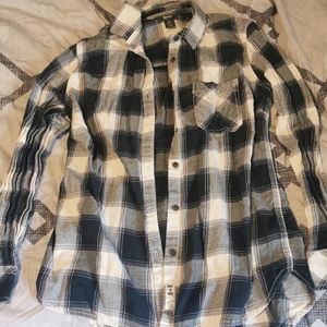 Roots plaid shirt